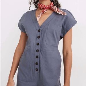 Madewell cap sleeve utility jumpsuit. Size M. NWT!